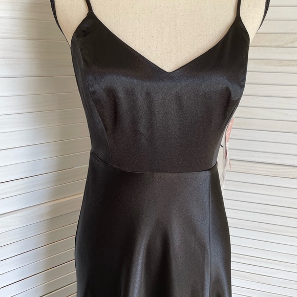 Birdy Grey Women's Size S Black Jay Maxi Dress Adjustable Straps Formal Prom - Picture 10 of 15